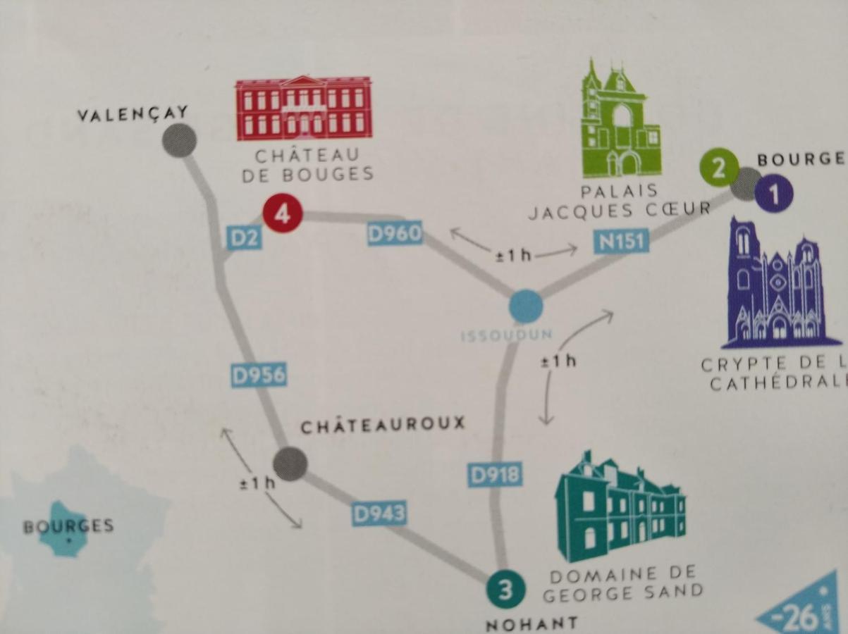 伊苏丹Le Logis De Saint Cyr公寓式酒店 外观 照片